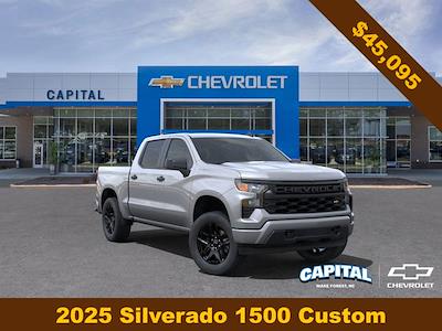 New 2025 Chevrolet Silverado 1500 Custom Crew Cab 4WD, Pickup for sale #9C12962 - photo 1