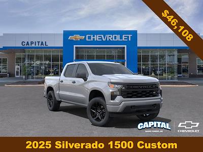 New 2025 Chevrolet Silverado 1500 Custom Crew Cab 4WD, Pickup for sale #9C20677 - photo 1