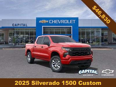 New 2025 Chevrolet Silverado 1500 Custom Crew Cab 4WD, Pickup for sale #9C55333 - photo 1