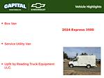 2024 Chevrolet Express 3500 Regular Cab RWD, Reading Aluminum CSV Service Utility Van for sale #9CC13324 - photo 4