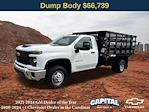 New 2024 Chevrolet Silverado 3500 Work Truck Regular Cab 4WD, Reading Steel Stake Bed for sale #9CC13714 - photo 1