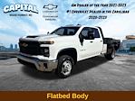 New 2024 Chevrolet Silverado 3500 Work Truck Crew Cab 4WD, 9' 4" Knapheide PGTD Gooseneck Flatbed Truck for sale #9CC14292 - photo 1