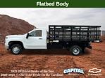 New 2024 Chevrolet Silverado 3500 Work Truck Regular Cab 4WD, Reading Platform Body Stake Bed for sale #9CC14439 - photo 3