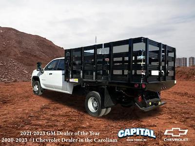 New 2025 Chevrolet Silverado 3500 Work Truck Crew Cab RWD, 10' Blue Ridge Manufacturing Farmhand Stake Bed for sale #9CC161557 - photo 2