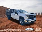 New 2025 Chevrolet Silverado 3500 Work Truck Crew Cab RWD, 10' Blue Ridge Manufacturing Farmhand Stake Bed for sale #9CC161557 - photo 7