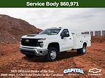 New 2024 Chevrolet Silverado 3500 Work Truck Regular Cab RWD, Knapheide Steel Service Body Service Truck for sale #9CC17495 - photo 1