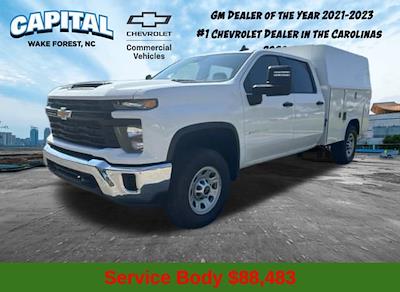 New 2024 Chevrolet Silverado 3500 Work Truck Crew Cab 4WD, 8' 2" Reading Panel Service Body Service Truck for sale #9CC21188 - photo 1