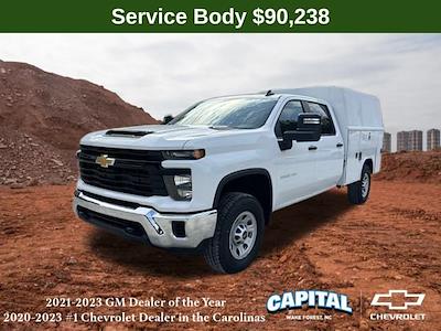 New 2024 Chevrolet Silverado 3500 Work Truck Crew Cab 4WD, 8' 2" Reading Panel Service Body Service Truck for sale #9CC21250 - photo 1