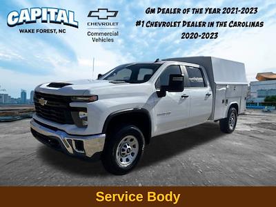 New 2024 Chevrolet Silverado 3500 Work Truck Crew Cab 4WD, 8' 2" Reading Panel Service Body Service Truck for sale #9CC24348 - photo 1