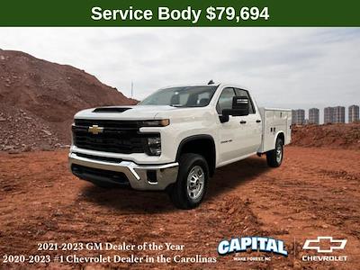 New 2025 Chevrolet Silverado 2500 Work Truck Double Cab 4WD, 8' 2" Reading Classic II Steel Service Truck for sale #9CC30557 - photo 1