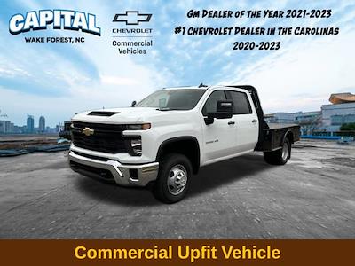 New 2024 Chevrolet Silverado 3500 Work Truck Crew Cab RWD, 9' 4" Bedrock Granite Series Flatbed Truck for sale #9CC30831 - photo 1