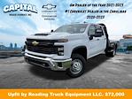 New 2024 Chevrolet Silverado 3500 Work Truck Crew Cab RWD, Bedrock Granite Series Flatbed Truck for sale #9CC30939 - photo 5