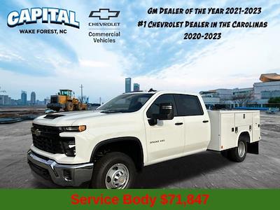 New 2024 Chevrolet Silverado 3500 Work Truck Crew Cab 4WD, 9' Reading SL Service Body Service Truck for sale #9CC31075 - photo 1