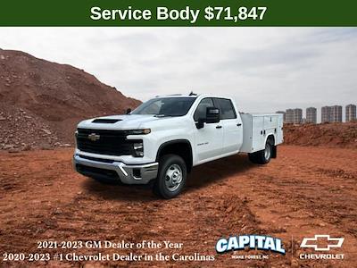 New 2024 Chevrolet Silverado 3500 Work Truck Crew Cab 4WD, 9' Reading SL Service Body Service Truck for sale #9CC31137 - photo 1