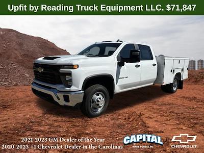 New 2024 Chevrolet Silverado 3500 Work Truck Crew Cab 4WD, 9' Reading SL Service Body Service Truck for sale #9CC31151 - photo 1