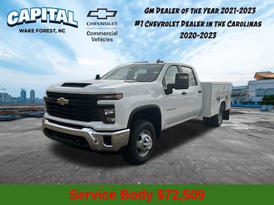 New 2024 Chevrolet Silverado 3500 Work Truck Crew Cab 4WD, 9' Reading SL Service Body Service Truck for sale #9CC31574 - photo 1