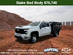 New 2024 Chevrolet Silverado 3500 Work Truck Crew Cab 4WD, 9' CM Truck Beds PL Model Stake Bed for sale #9CC31901 - photo 1