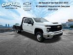 2024 Chevrolet Silverado 3500 Crew Cab 4WD, Bedrock Granite Series Flatbed Truck for sale #9CC32081 - photo 8