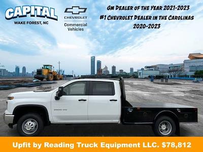 2024 Chevrolet Silverado 3500 Crew Cab 4WD, Bedrock Granite Series Flatbed Truck for sale #9CC32099 - photo 2