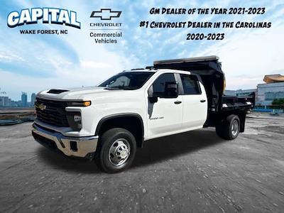 New 2024 Chevrolet Silverado 3500 Work Truck Crew Cab 4WD, Crysteel E-Tipper Dump Truck for sale #9CC32507 - photo 1