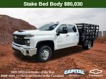 New 2024 Chevrolet Silverado 3500 Work Truck Crew Cab 4WD, 9' CM Truck Beds PL Model Stake Bed for sale #9CC32899 - photo 1