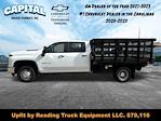 New 2024 Chevrolet Silverado 3500 Work Truck Crew Cab 4WD, 9' CM Truck Beds PL Model Stake Bed for sale #9CC32899 - photo 4