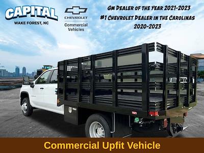 New 2024 Chevrolet Silverado 3500 Work Truck Crew Cab 4WD, 9' CM Truck Beds PL Model Stake Bed for sale #9CC32929 - photo 2