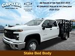 New 2024 Chevrolet Silverado 3500 Work Truck Crew Cab 4WD, 9' CM Truck Beds PL Model Stake Bed for sale #9CC32929 - photo 1