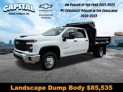 New 2024 Chevrolet Silverado 3500 Work Truck Crew Cab 4WD, Crysteel E-Tipper Dump Truck for sale #9CC32952 - photo 1