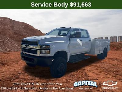 New 2024 Chevrolet Silverado 5500 Work Truck Crew Cab 4WD, 11' Reading SL Service Body Service Truck for sale #9CC43382 - photo 1