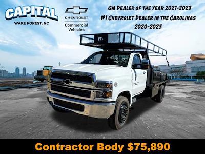 New 2024 Chevrolet Silverado 4500 Work Truck Regular Cab 2WD, 12' PJ's Western Flatbed Truck for sale #9CC44783 - photo 1