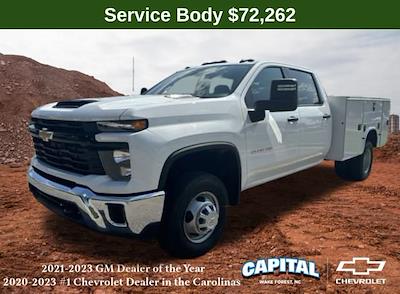 New 2024 Chevrolet Silverado 3500 Work Truck Crew Cab 4WD, 9' Knapheide Steel Service Body Service Truck for sale #9CC48641 - photo 1