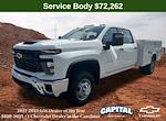 New 2024 Chevrolet Silverado 3500 Work Truck Crew Cab 4WD, 9' Knapheide Steel Service Body Service Truck for sale #9CC48641 - photo 1