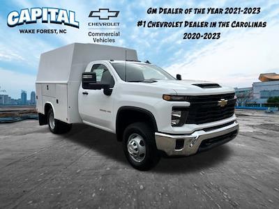 New 2025 Chevrolet Silverado 3500 Work Truck Regular Cab 4WD, 9' Reading Panel Service Body Service Truck for sale #9CC52927 - photo 1