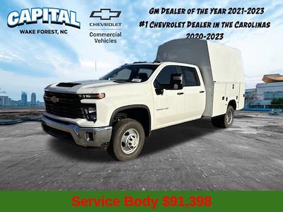 New 2024 Chevrolet Silverado 3500 Work Truck Crew Cab 4WD, 9' Knapheide KUVcc Service Truck for sale #9CC53003 - photo 1