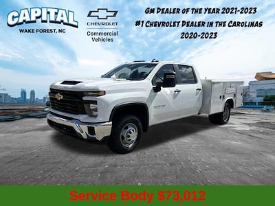 New 2024 Chevrolet Silverado 3500 Work Truck Crew Cab 4WD, 9' Reading Classic II Steel Service Truck for sale #9CC53373 - photo 1