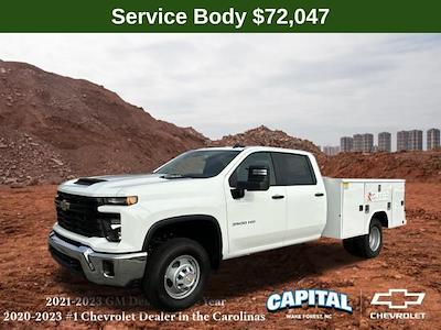 New 2024 Chevrolet Silverado 3500 Work Truck Crew Cab 4WD, 9' Reading Classic II Steel Service Truck for sale #9CC54425 - photo 1