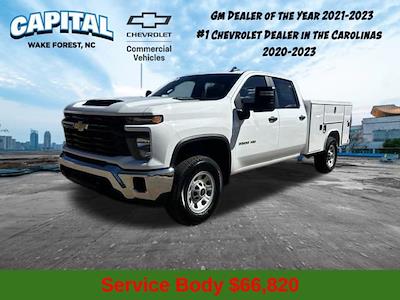 New 2024 Chevrolet Silverado 3500 Work Truck Crew Cab 2WD, 8' 2" Reading SL Service Body Service Truck for sale #9CC56412 - photo 1