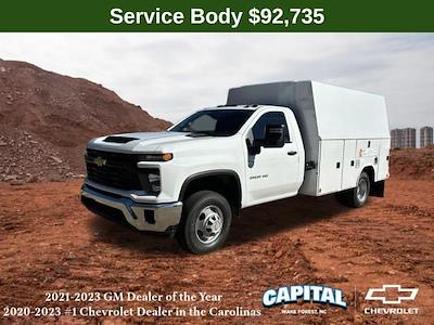 New 2024 Chevrolet Silverado 3500 Work Truck Regular Cab RWD, 11' Reading Panel Service Body Service Truck for sale #9CC59843 - photo 1