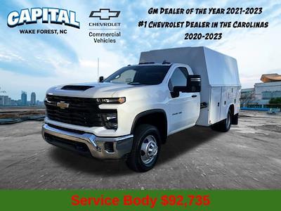 New 2024 Chevrolet Silverado 3500 Work Truck Regular Cab RWD, 11' Reading Panel Service Body Service Truck for sale #9CC60157 - photo 1