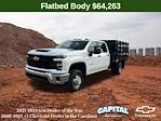 2025 Chevrolet Silverado 3500 Crew Cab RWD, Blue Ridge Manufacturing Farmhand Stake Bed for sale #9CC61386 - photo 1