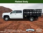 2025 Chevrolet Silverado 3500 Crew Cab RWD, Blue Ridge Manufacturing Farmhand Stake Bed for sale #9CC61386 - photo 3