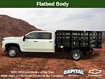 New 2025 Chevrolet Silverado 3500 Work Truck Crew Cab RWD, 10' Blue Ridge Manufacturing Farmhand Stake Bed for sale #9CC61409 - photo 3