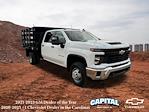 New 2025 Chevrolet Silverado 3500 Work Truck Crew Cab RWD, 10' Blue Ridge Manufacturing Farmhand Stake Bed for sale #9CC61700 - photo 7