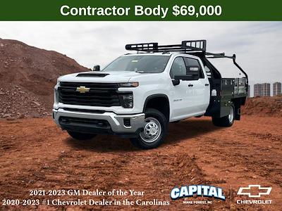 New 2024 Chevrolet Silverado 3500 Work Truck Crew Cab RWD, CM Truck Beds Contractor Truck for sale #9CC97643 - photo 1