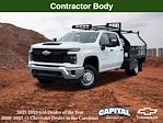 New 2024 Chevrolet Silverado 3500 Work Truck Crew Cab RWD, CM Truck Beds Contractor Truck for sale #9CC97643 - photo 3