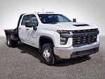 Used 2020 Chevrolet Silverado 3500 Work Truck Crew Cab 4x4, Flatbed Truck for sale #CM1249A - photo 4