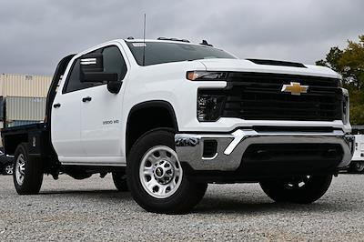 New 2024 Chevrolet Silverado 3500 Work Truck Crew Cab 4WD, 8' 6" CM Truck Beds RD Model Flatbed Truck for sale #CR67878 - photo 1