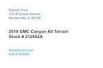 Used 2018 GMC Canyon SLE Crew Cab 4x4, Pickup for sale #212842A - photo 4