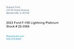2023 Ford F-150 Lightning SuperCrew Cab AWD, Pickup for sale #22-3566 - photo 3